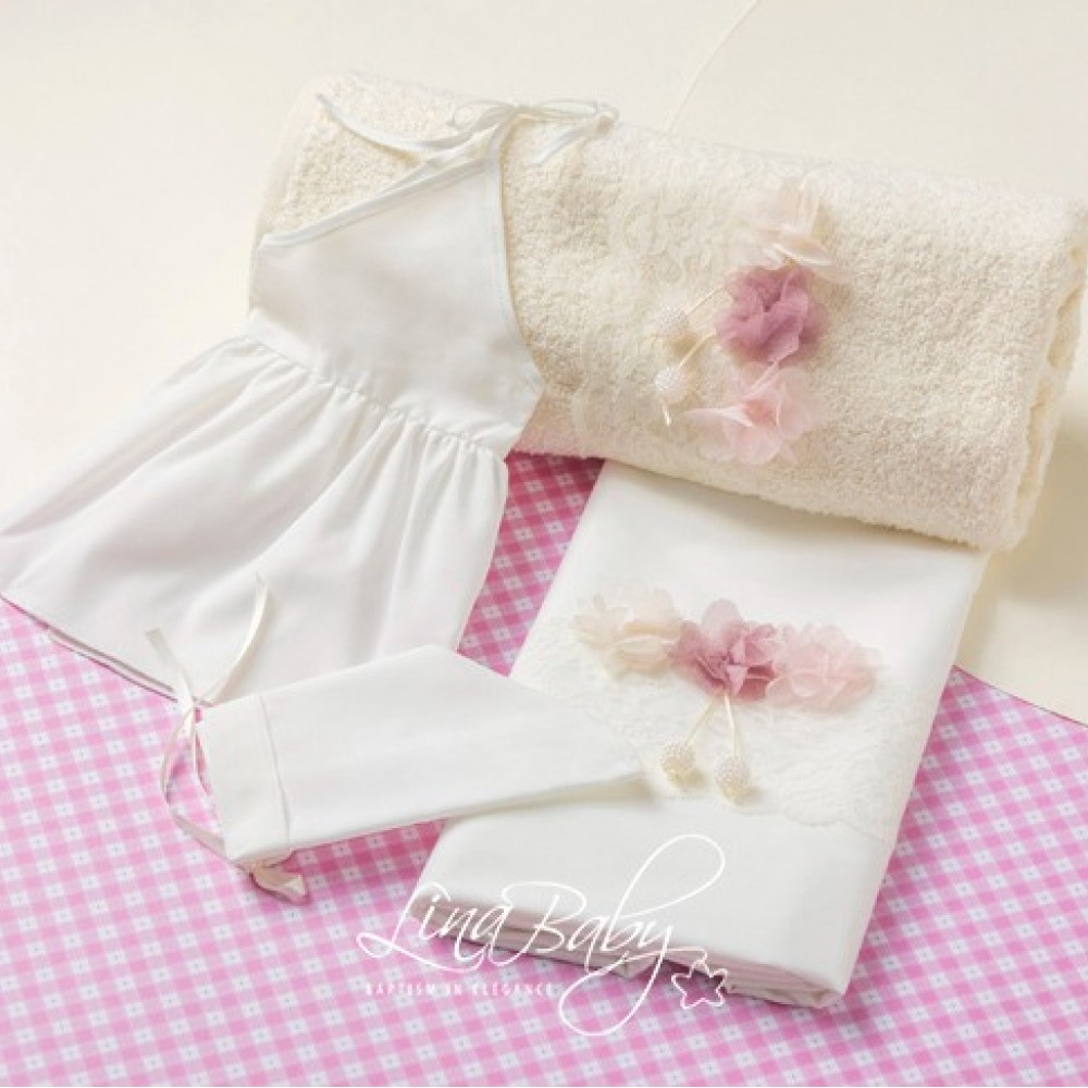 Λαδόπανο Σετ Ήρα | Ira - Lina Baby 1591-2 ιβουάρ