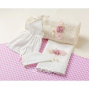 Λαδόπανο Σετ Ήρα | Ira - Lina Baby 1591-2 ιβουάρ