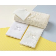 Λαδόπανο Σετ Ήρα | Ira - Lina Baby 1592-2 ιβουάρ