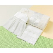 Λαδόπανο Σετ Αγάπη/Agape - Lina Baby 1598 ιβουάρ