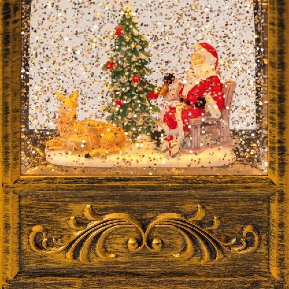 Χριστουγεννιάτικο φωτιζόμενο LED  λατέρνα 24 x 11