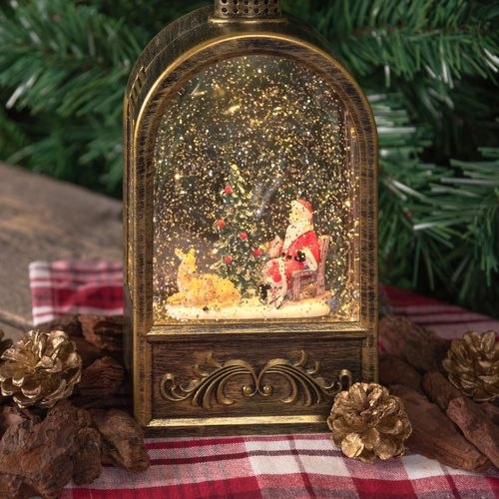  Χριστουγεννιάτικο φωτιζόμενο LED  λατέρνα 24 x 11