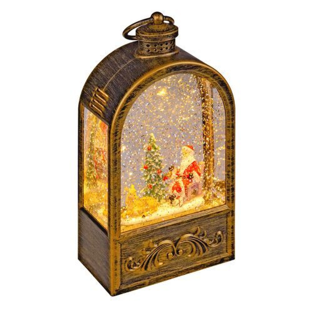 Χριστουγεννιάτικο φωτιζόμενο LED  λατέρνα 24 x 11