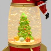 Χριστουγεννιάτικο φωτιζόμενο LED  διακοσμητικό πύραυλος 15 x 15 x 27,5 ύψος