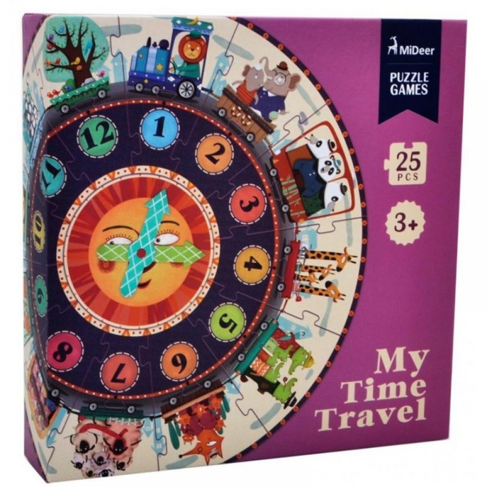 Επιτραπέζιο παιδικό παιχνίδι παζλ - Ταξίδι στον χρόνο