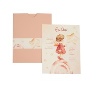 Προσκλητήριο βάπτισης κοριτσιού MyMastoras 323.014