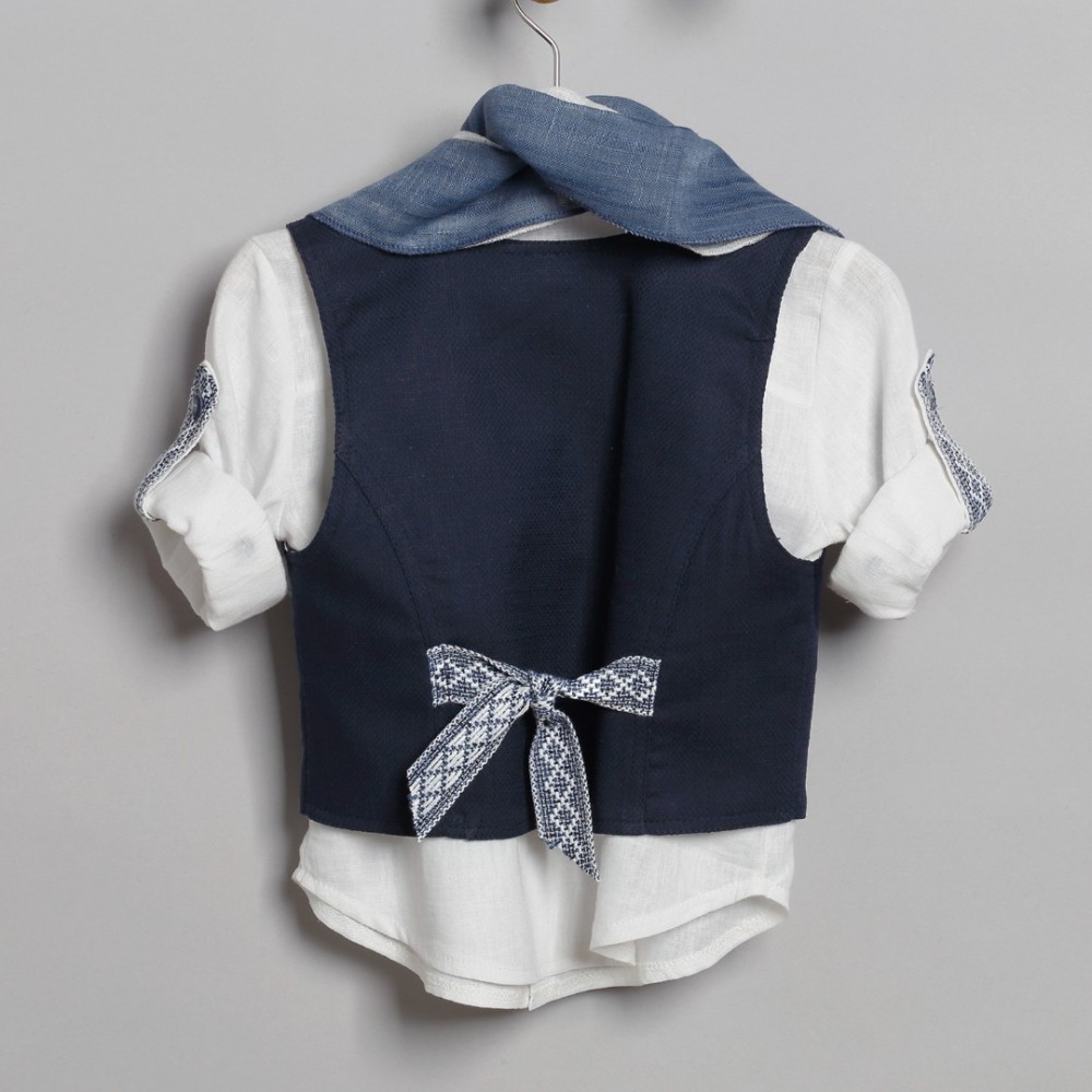 Βαπτιστικό κοστούμι by New Life - 3009-3