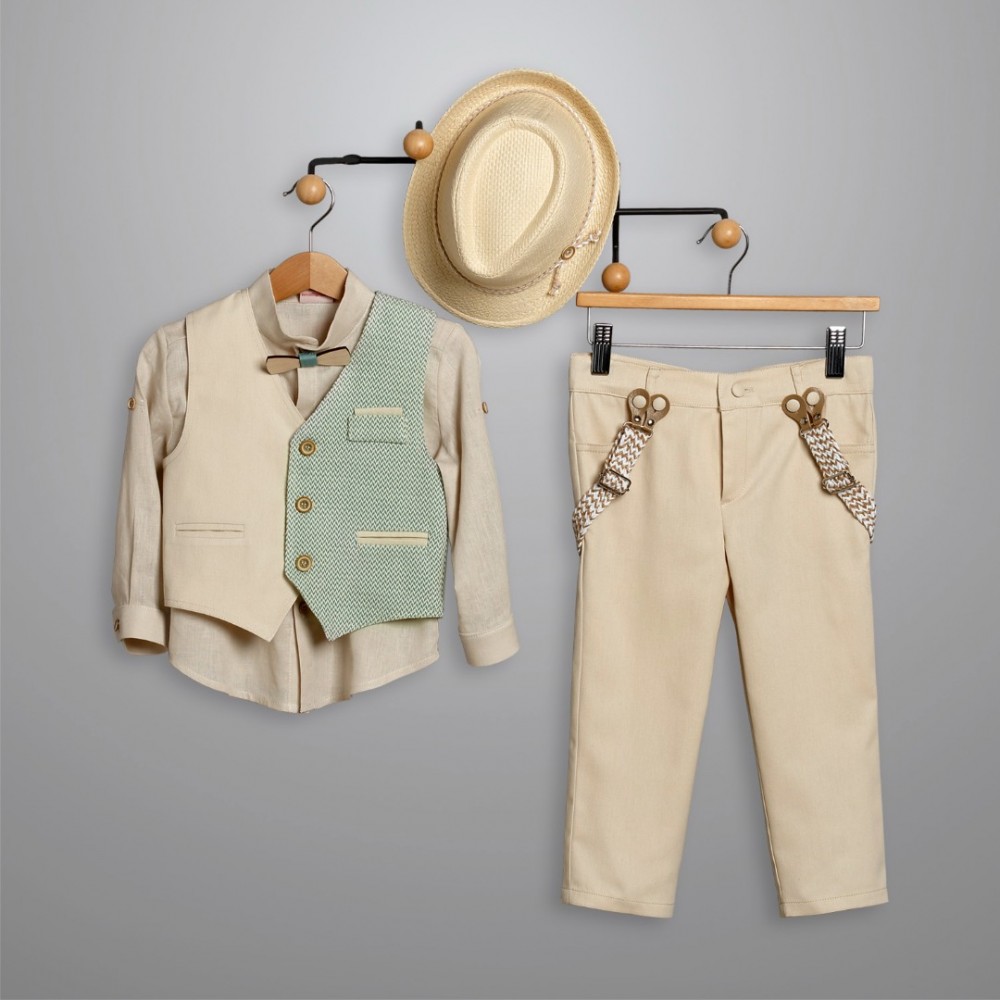 Βαπτιστικό κοστούμι by New Life - 3011-1