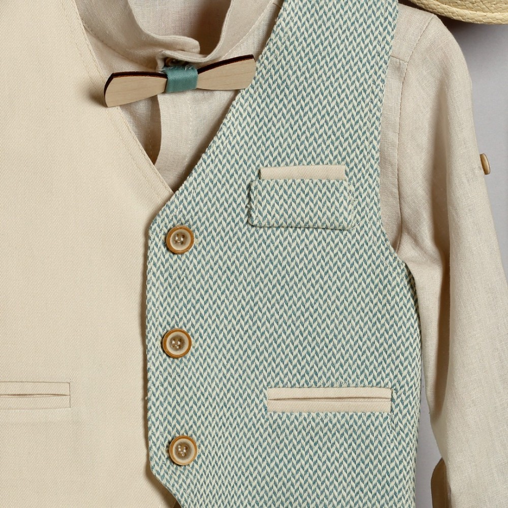 Βαπτιστικό κοστούμι by New Life - 3011-1