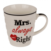 Κούπες για ζευγάρι "Mr Right" & "Mrs. Always Right"