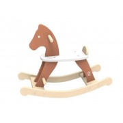 Ξύλινο παιδικό παιχνίδι Χρωματιστό Κουνιστό αλογάκι