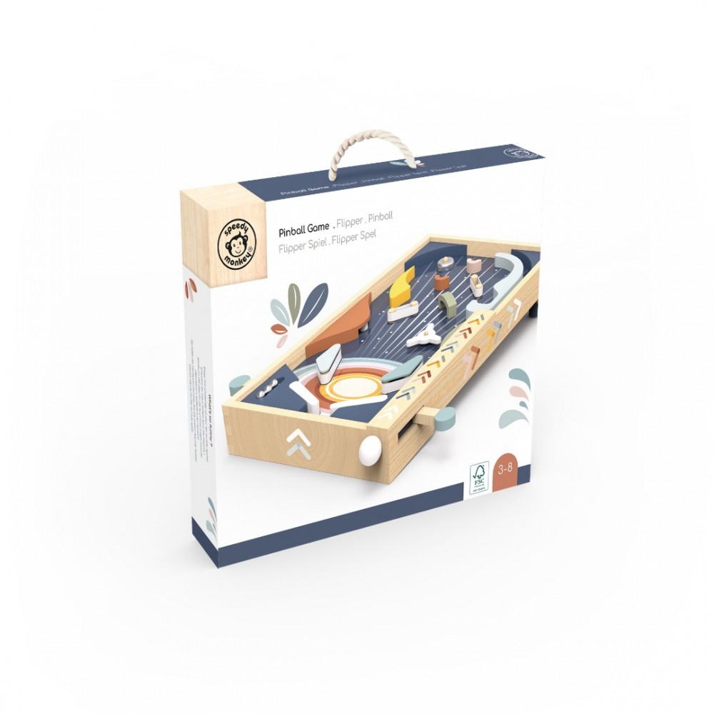 Ξύλινο παιδικό παιχνίδι φλίπερ