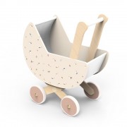 Ξύλινο παιδικό παιχνίδι Καροτσάκι κούκλας