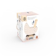 Ξύλινο παιδικό παιχνίδι Καροτσάκι κούκλας