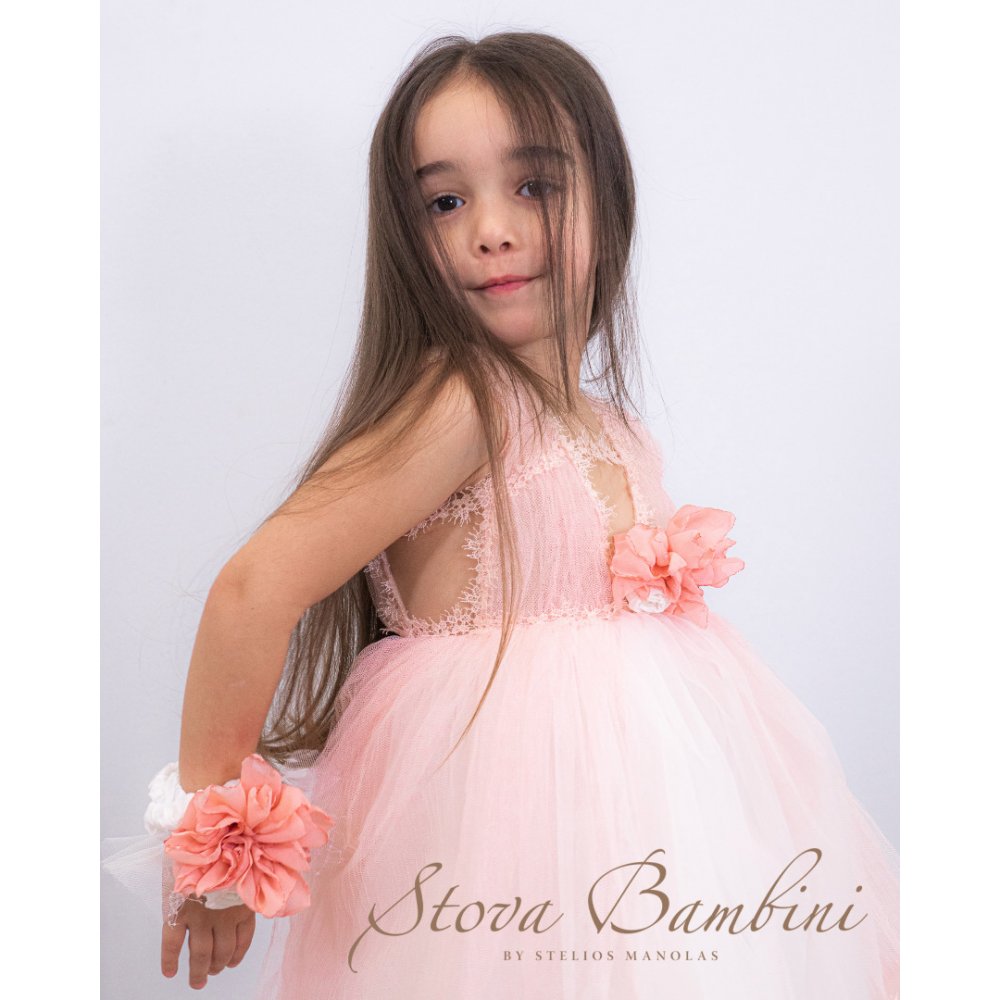 Φόρεμα by Stova Bambini - SS23G13 pink
