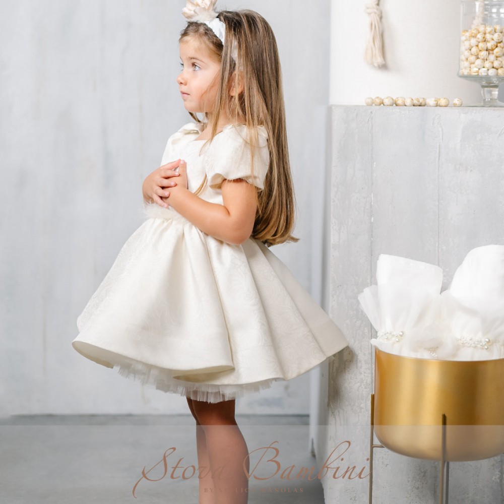 Βαπτιστικό φόρεμα Stova Bambini AW26G1 χειμώνας 2025 - 2026