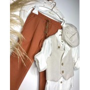 Βαπτιστικό Κοστούμι Vintage Soul TS25006 11 SV Βαπτιστικό Κοστούμι Vintage Soul TS25006 11 SV