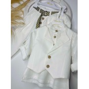 Βαπτιστικό Κοστούμι Vintage Soul TS25007 10 SV Βαπτιστικό Κοστούμι Vintage Soul TS25007 10 SV