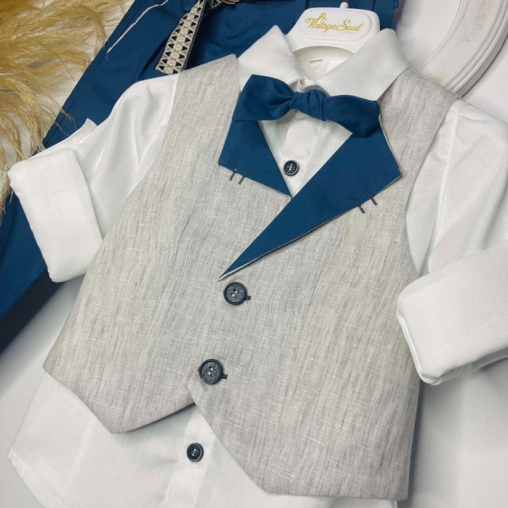 Βαπτιστικό Κοστούμι Vintage Soul TS25010