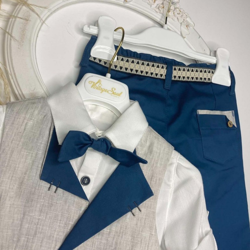 Βαπτιστικό Κοστούμι Vintage Soul TS25010