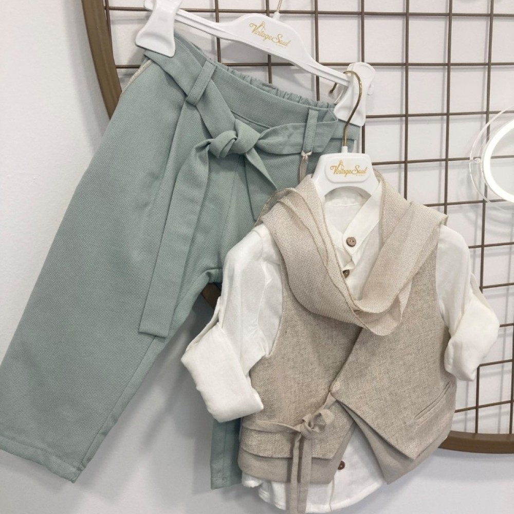 Βαπτιστικό Κοστούμι Vintage Soul TS00226