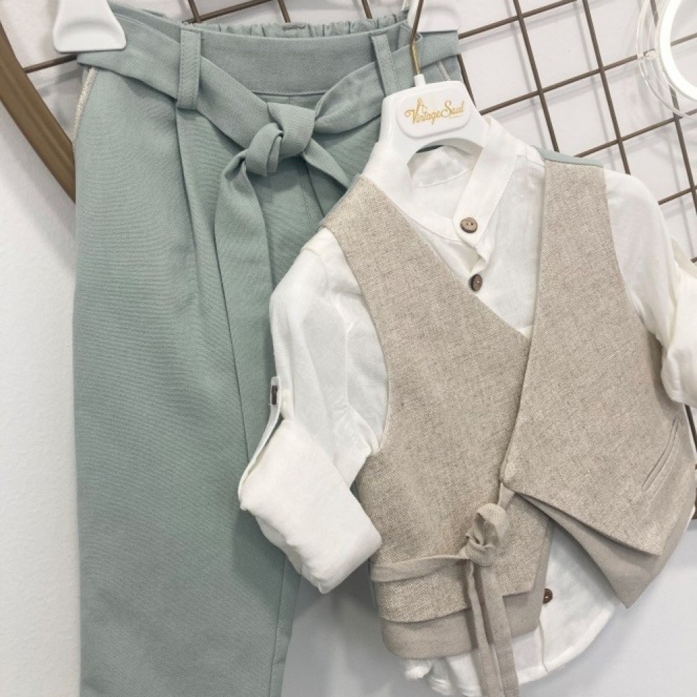 Βαπτιστικό Κοστούμι Vintage Soul TS00226