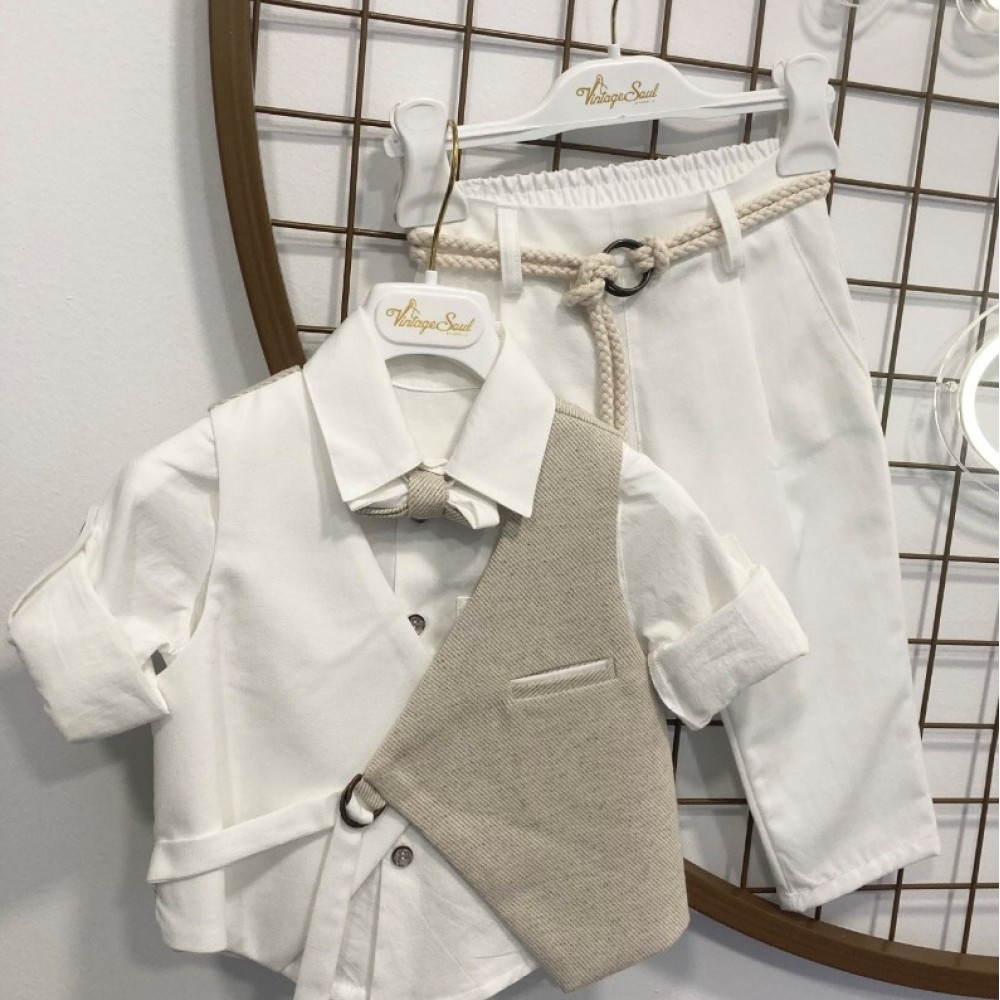 Βαπτιστικό Κοστούμι Vintage Soul TS00326