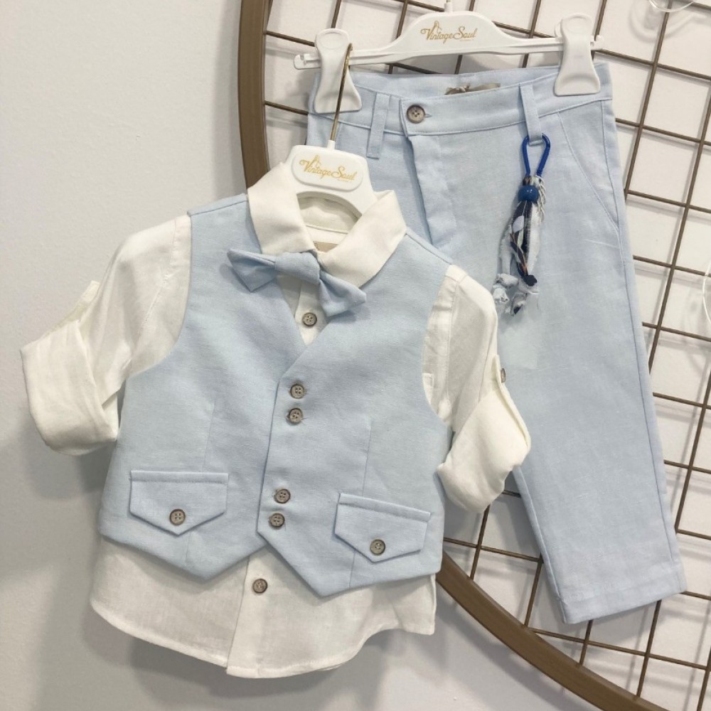 Βαπτιστικό Κοστούμι Vintage Soul TS00426