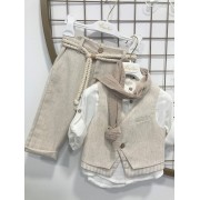 Βαπτιστικό Κοστούμι Vintage Soul TS00526