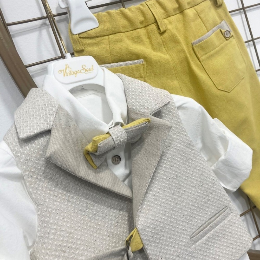 Βαπτιστικό Κοστούμι Vintage Soul TS00926