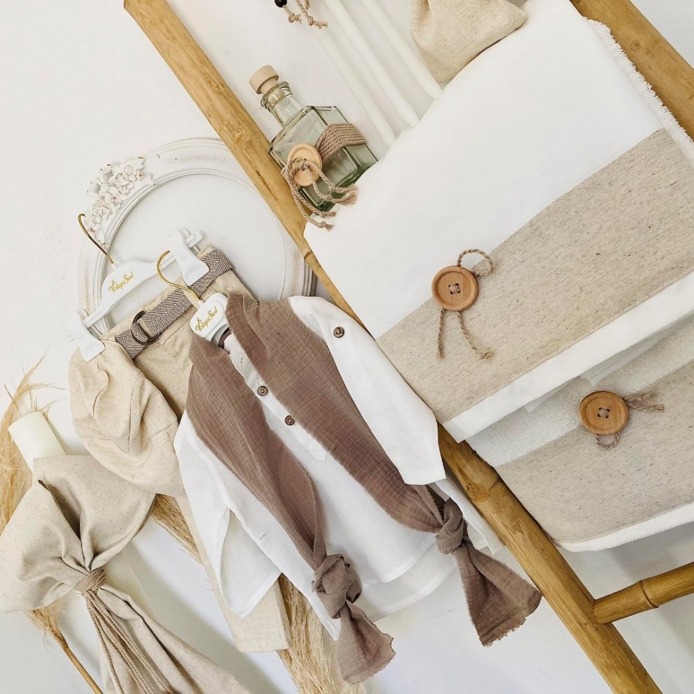 Βαπτιστικό Κοστούμι Vintage Soul TS22200