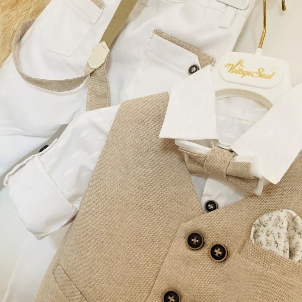 Βαπτιστικό Κοστούμι Vintage Soul TS23100