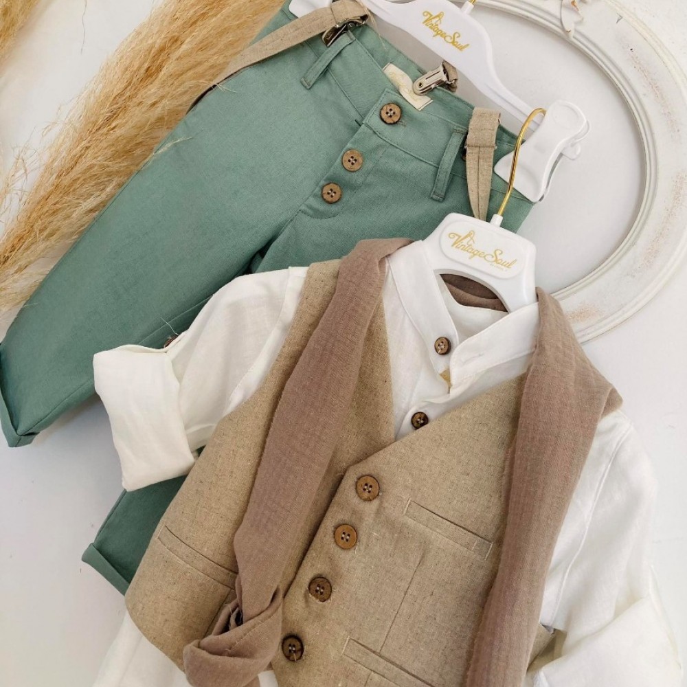 Βαπτιστικό Κοστούμι Vintage Soul TS23101