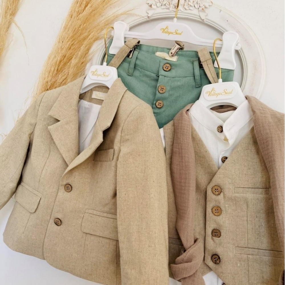 Βαπτιστικό Κοστούμι Vintage Soul TS23101