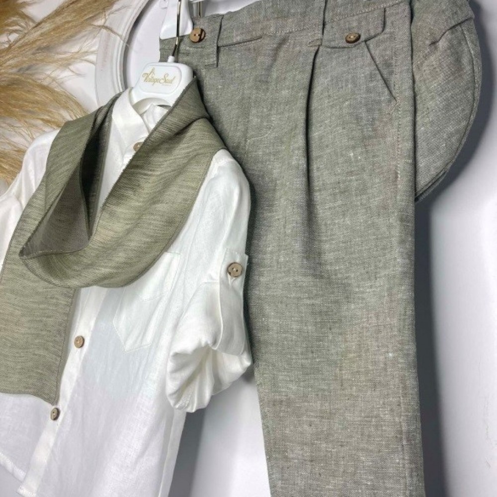 Βαπτιστικό Κοστούμι Vintage Soul TS23400