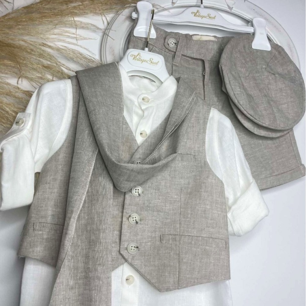 Βαπτιστικό Κοστούμι Vintage Soul TS24010 SV