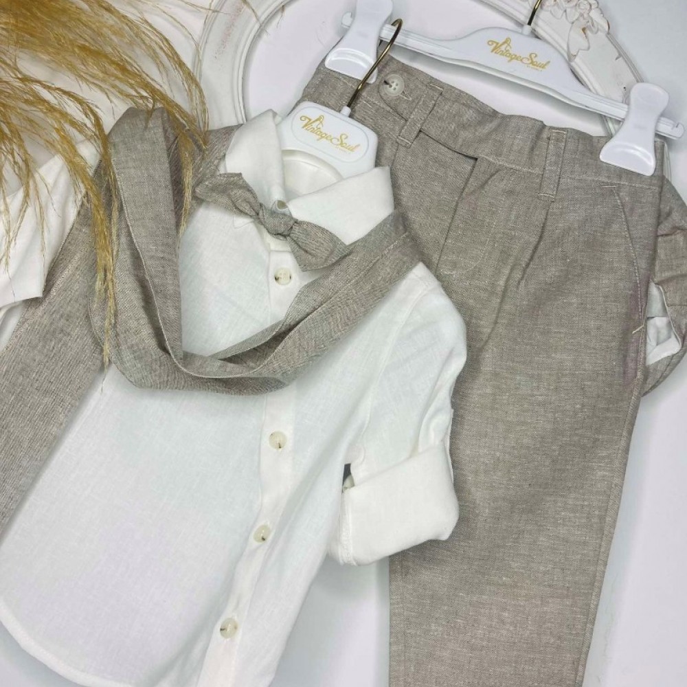 Βαπτιστικό Κοστούμι Vintage Soul TS25002 S