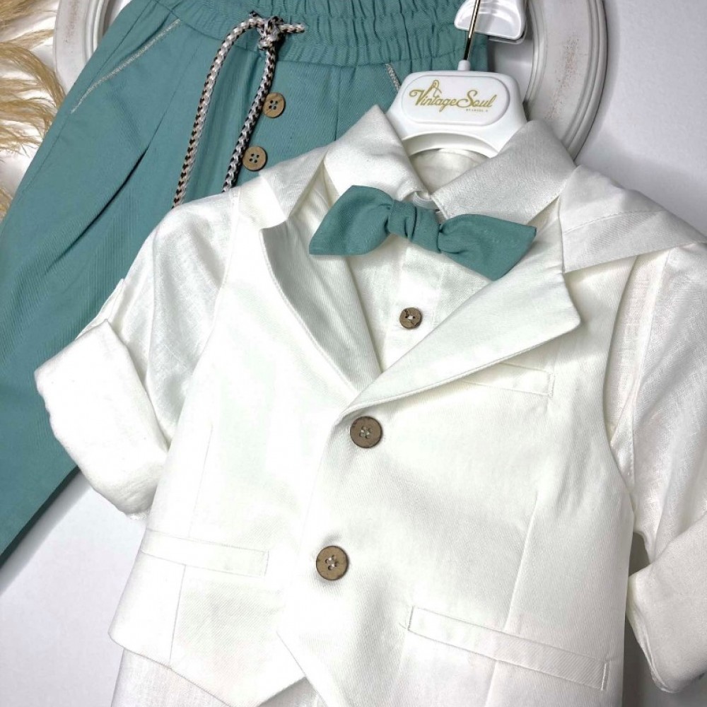 Βαπτιστικό Κοστούμι Vintage Soul TS25003 6 V