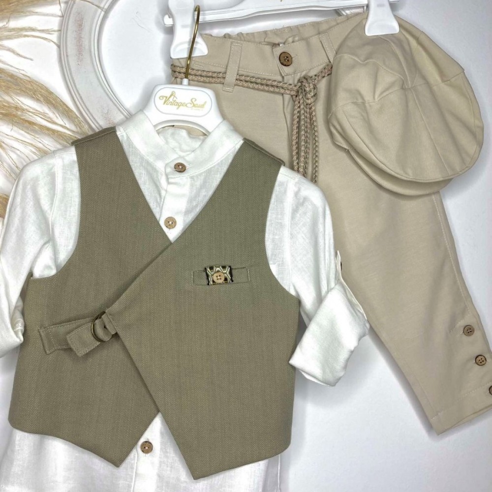 Βαπτιστικό Κοστούμι Vintage Soul TS25005