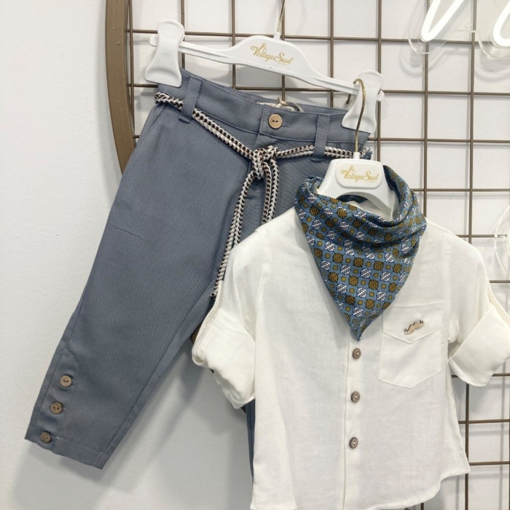 Βαπτιστικό Κοστούμι Vintage Soul TS25012