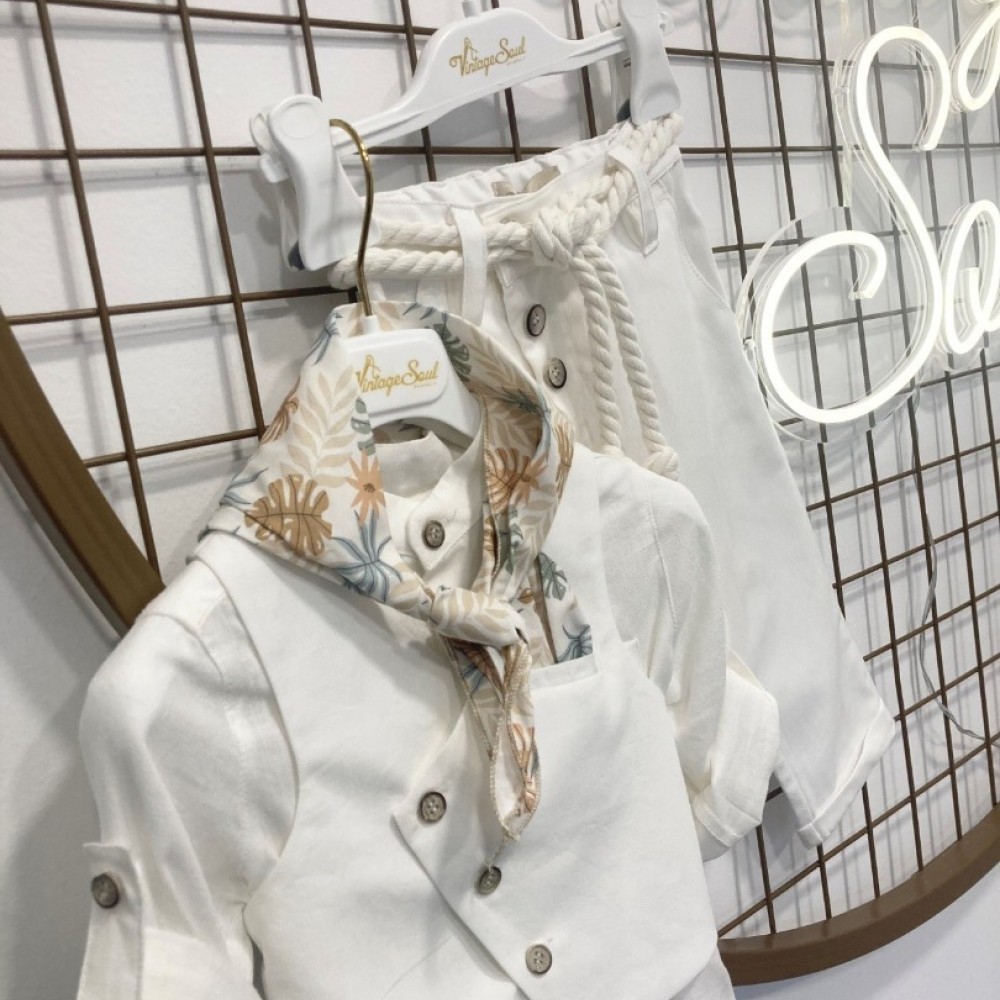 Βαπτιστικό Κοστούμι Vintage Soul TS26010