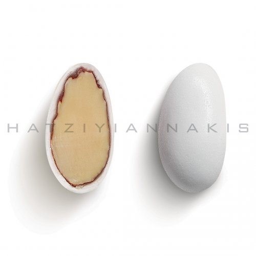 Κουφέτα Αμυγδάλου Supreme Βανίλια λευκό γυαλισμένο Χατζηγιαννάκης 4 kg