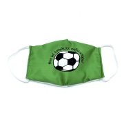 Μάσκα προσώπου παιδική μπάλα ποδοσφαίρου πράσινη