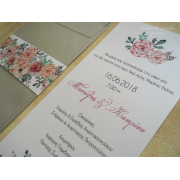 Προσκλητήριο γάμου Spring Blossoms AAF8007