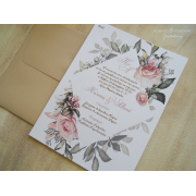 Προσκλητήριο γάμου Fleur de Renaissance AAF8117