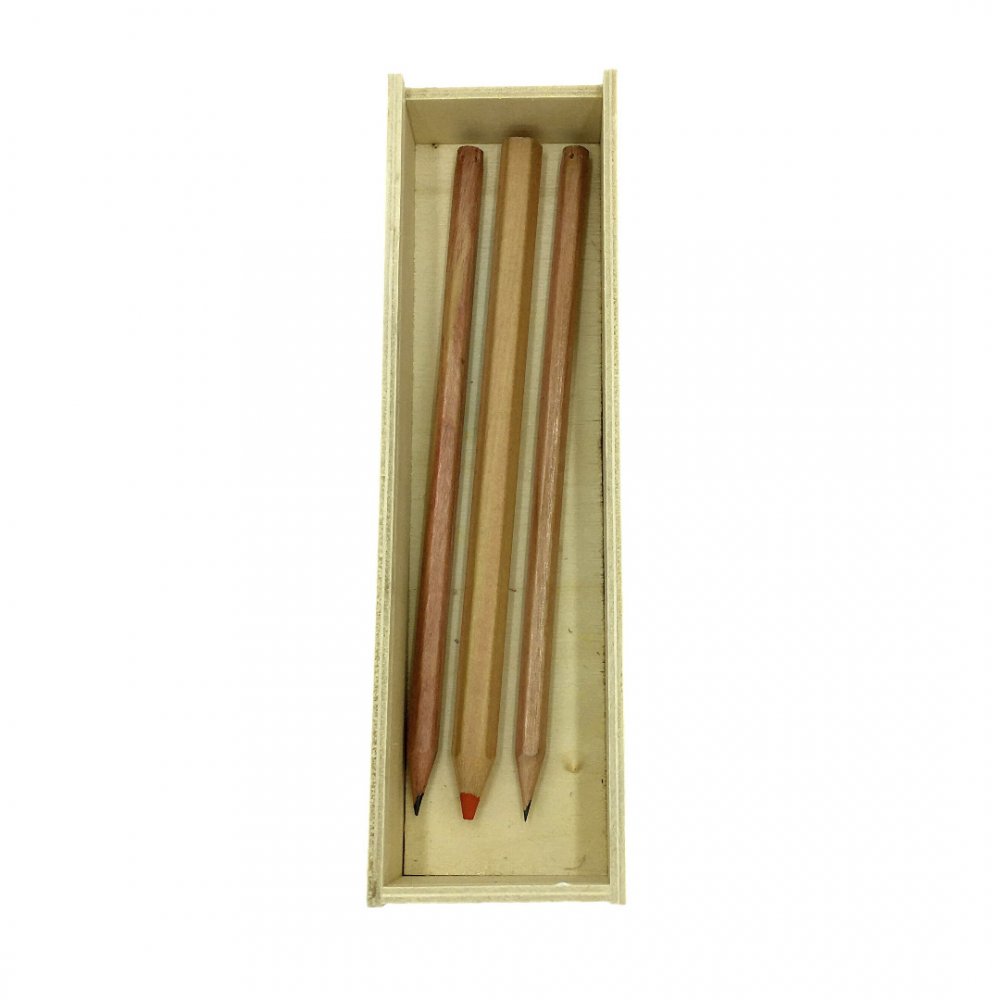 Κασετίνα ξύλινη για την αγαπημένη δασκάλα - μολύβια