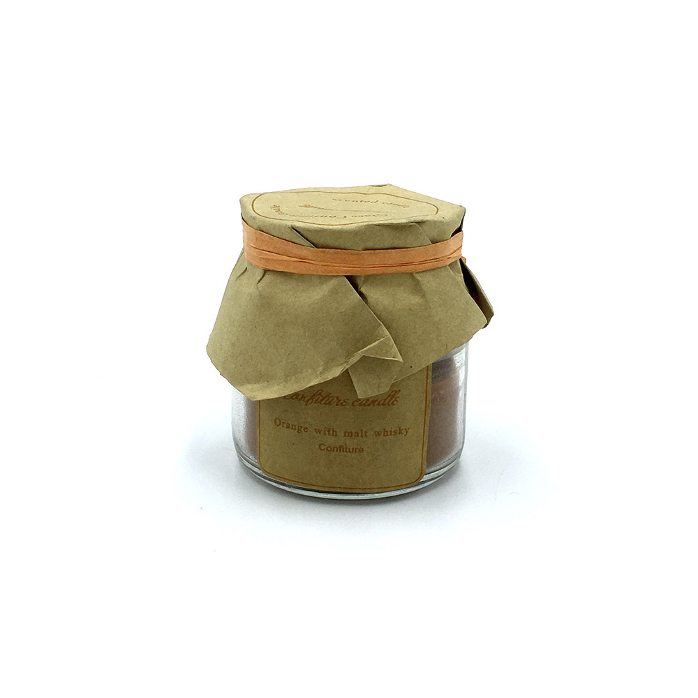 Αρωματικό κερί σε βαζάκι orange - whisky