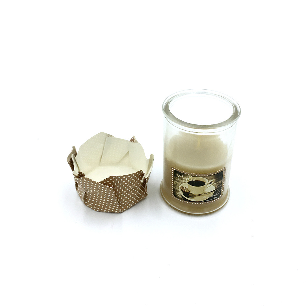 Αρωματικό κερί σε βαζάκι coffee - cinnamon