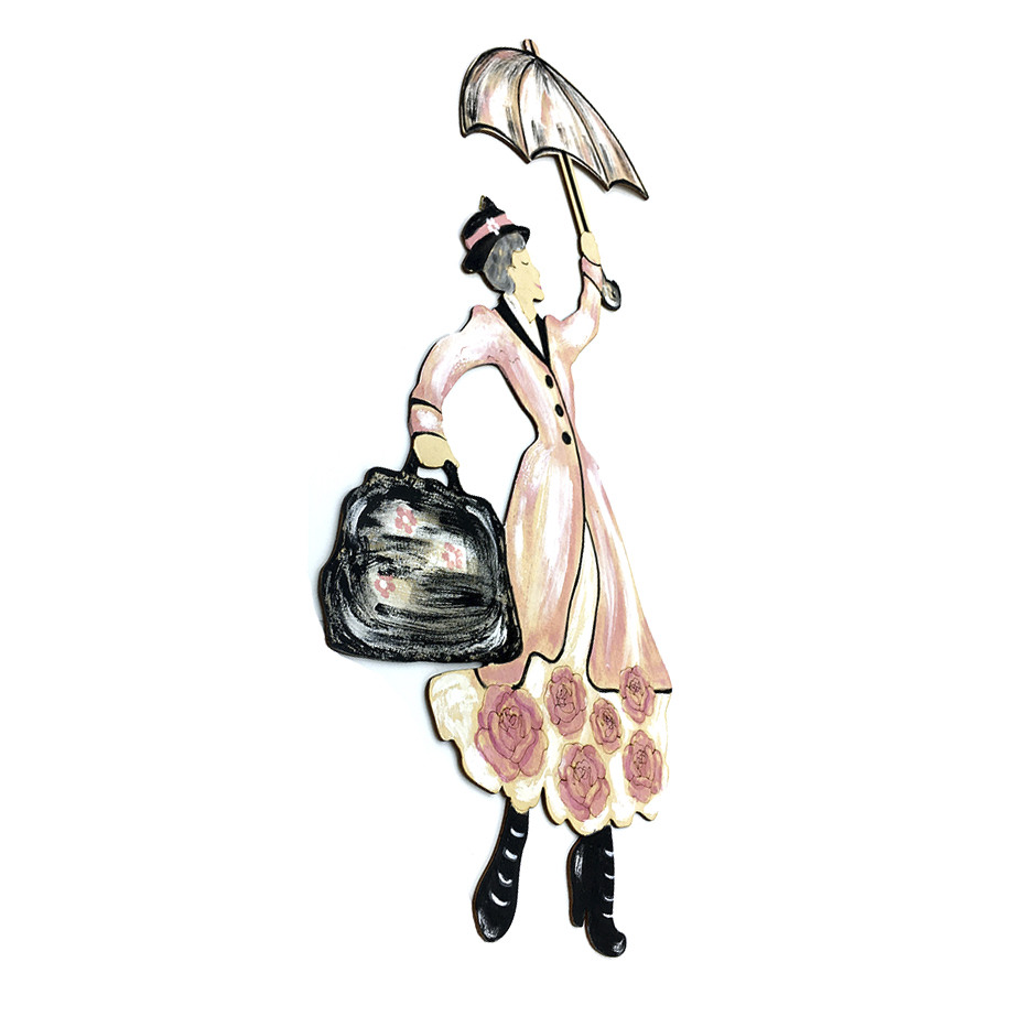 Φιγούρα ξύλινη Mary Poppins