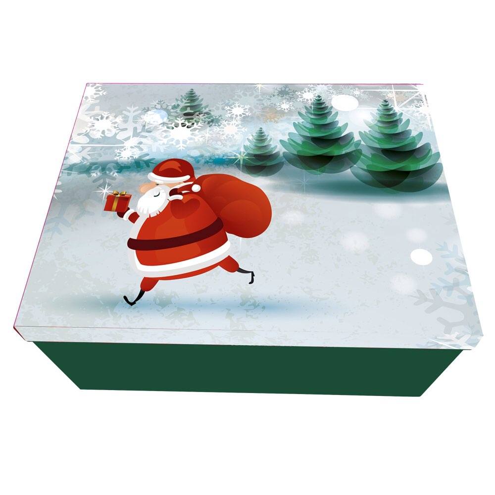 Σετ 5 κουτιά χάρτινα Άγιος Βασίλης 27 Χ 35
